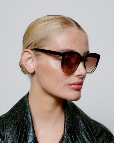 Billy / Black Brown Transparent & Gradient Brown Lens - Shade Files